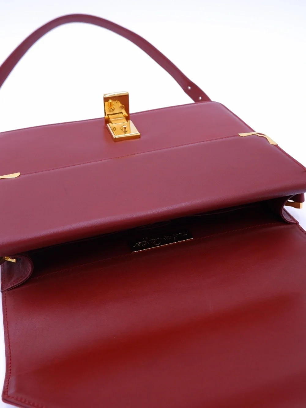 Vintage Must de Cartier Bordeaux Envelope — 1990s - Picture 7 of 15